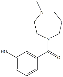 3-[(4-methyl-1,4-diazepan-1-yl)carbonyl]phenol Structure