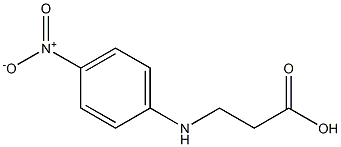 3-[(4-nitrophenyl)amino]propanoic acid,,结构式