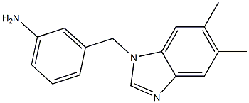  3-[(5,6-dimethyl-1H-1,3-benzodiazol-1-yl)methyl]aniline