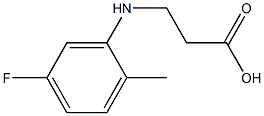 3-[(5-fluoro-2-methylphenyl)amino]propanoic acid