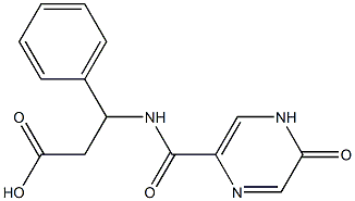 3-[(5-oxo-4,5-dihydropyrazin-2-yl)formamido]-3-phenylpropanoic acid