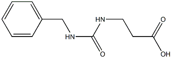 3-[(benzylcarbamoyl)amino]propanoic acid Struktur
