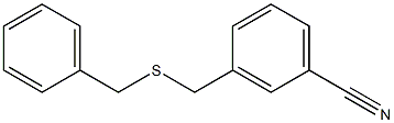 3-[(benzylsulfanyl)methyl]benzonitrile Struktur