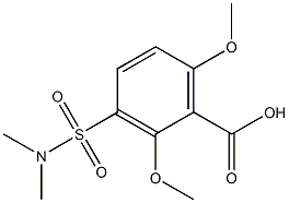 3-[(dimethylamino)sulfonyl]-2,6-dimethoxybenzoic acid