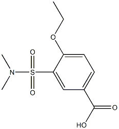 3-[(dimethylamino)sulfonyl]-4-ethoxybenzoic acid Struktur