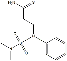 3-[(dimethylsulfamoyl)(phenyl)amino]propanethioamide