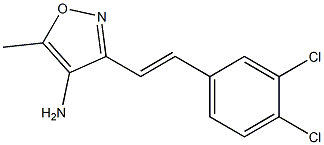  3-[(E)-2-(3,4-dichlorophenyl)vinyl]-5-methylisoxazol-4-amine