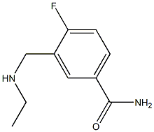 3-[(ethylamino)methyl]-4-fluorobenzamide Structure