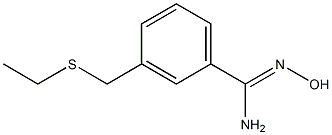 3-[(ethylsulfanyl)methyl]-N'-hydroxybenzene-1-carboximidamide