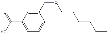 3-[(hexyloxy)methyl]benzoic acid Struktur