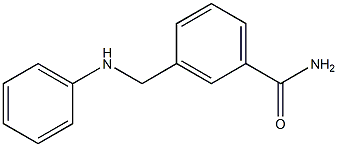 3-[(phenylamino)methyl]benzamide,,结构式