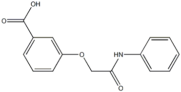  3-[(phenylcarbamoyl)methoxy]benzoic acid