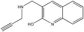 3-[(prop-2-yn-1-ylamino)methyl]quinolin-2-ol