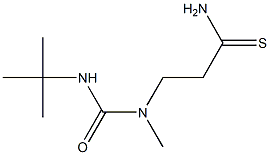 3-[(tert-butylcarbamoyl)(methyl)amino]propanethioamide 化学構造式