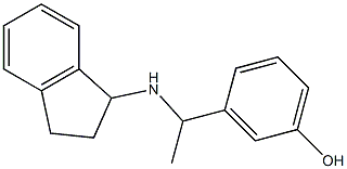 3-[1-(2,3-dihydro-1H-inden-1-ylamino)ethyl]phenol|