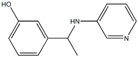 3-[1-(pyridin-3-ylamino)ethyl]phenol