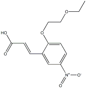 3-[2-(2-ethoxyethoxy)-5-nitrophenyl]prop-2-enoic acid
