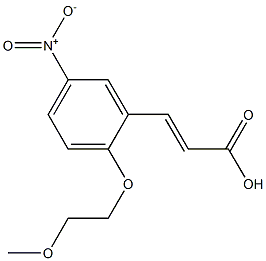  3-[2-(2-methoxyethoxy)-5-nitrophenyl]prop-2-enoic acid