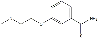 3-[2-(dimethylamino)ethoxy]benzenecarbothioamide