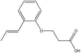 3-[2-(prop-1-en-1-yl)phenoxy]propanoic acid