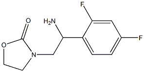 3-[2-amino-2-(2,4-difluorophenyl)ethyl]-1,3-oxazolidin-2-one|