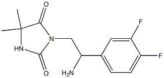 3-[2-amino-2-(3,4-difluorophenyl)ethyl]-5,5-dimethylimidazolidine-2,4-dione