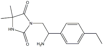 3-[2-amino-2-(4-ethylphenyl)ethyl]-5,5-dimethylimidazolidine-2,4-dione