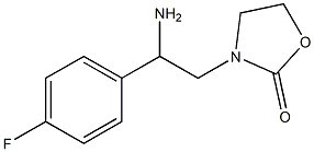 3-[2-amino-2-(4-fluorophenyl)ethyl]-1,3-oxazolidin-2-one