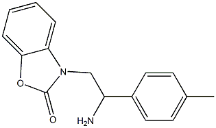 3-[2-amino-2-(4-methylphenyl)ethyl]-2,3-dihydro-1,3-benzoxazol-2-one