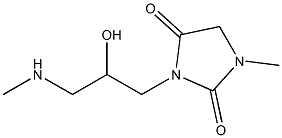  3-[2-hydroxy-3-(methylamino)propyl]-1-methylimidazolidine-2,4-dione