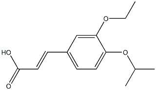 3-[3-ethoxy-4-(propan-2-yloxy)phenyl]prop-2-enoic acid|