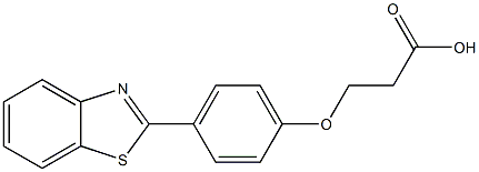 3-[4-(1,3-benzothiazol-2-yl)phenoxy]propanoic acid