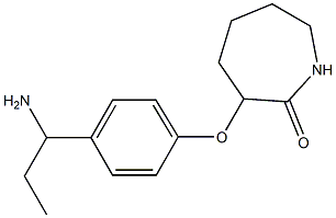 3-[4-(1-aminopropyl)phenoxy]azepan-2-one