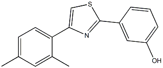 3-[4-(2,4-dimethylphenyl)-1,3-thiazol-2-yl]phenol