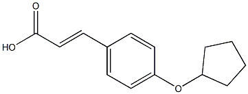 3-[4-(cyclopentyloxy)phenyl]prop-2-enoic acid|