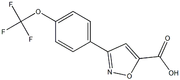 3-[4-(trifluoromethoxy)phenyl]-1,2-oxazole-5-carboxylic acid