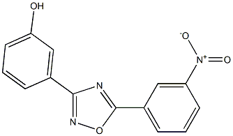 3-[5-(3-nitrophenyl)-1,2,4-oxadiazol-3-yl]phenol Struktur