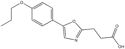 3-[5-(4-propoxyphenyl)-1,3-oxazol-2-yl]propanoic acid