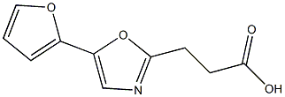 3-[5-(furan-2-yl)-1,3-oxazol-2-yl]propanoic acid 结构式
