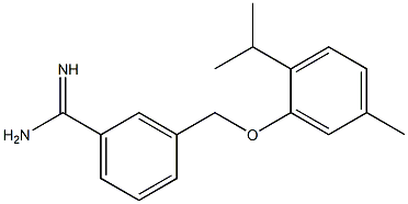  3-[5-methyl-2-(propan-2-yl)phenoxymethyl]benzene-1-carboximidamide