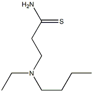 3-[butyl(ethyl)amino]propanethioamide Structure