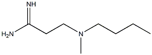 3-[butyl(methyl)amino]propanimidamide Struktur