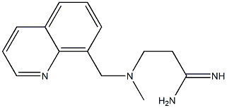 3-[methyl(quinolin-8-ylmethyl)amino]propanimidamide