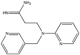 3-[pyridin-2-yl(pyridin-3-ylmethyl)amino]propanimidamide