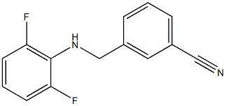 3-{[(2,6-difluorophenyl)amino]methyl}benzonitrile