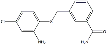  3-{[(2-amino-4-chlorophenyl)sulfanyl]methyl}benzamide