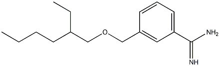 3-{[(2-ethylhexyl)oxy]methyl}benzene-1-carboximidamide Structure