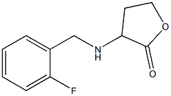 3-{[(2-fluorophenyl)methyl]amino}oxolan-2-one Struktur