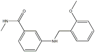 3-{[(2-methoxyphenyl)methyl]amino}-N-methylbenzamide Structure