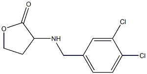 3-{[(3,4-dichlorophenyl)methyl]amino}oxolan-2-one 化学構造式